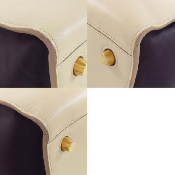 CELINE White Leather Tote Bag - Picture 10 of 11
